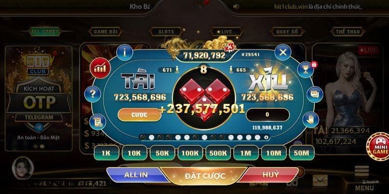 Giới thiệu về tựa game Tài Xỉu